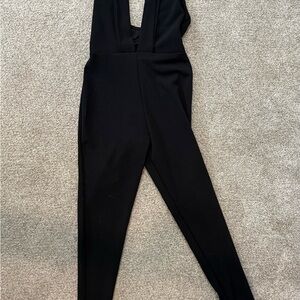 Nasty Gal Sleek Black Jumpsuit